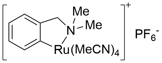 Ruthenium(1+), tetrakis(acetonitrile)[2-[(dimethylamino-κN)methyl]phenyl-κC]-, (OC-6-32)-, hexafluorophosphate(1-) (1:1)
